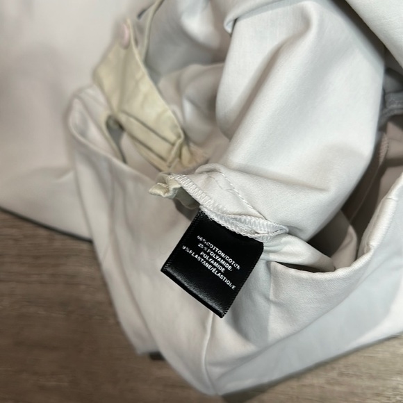 LAFAYETTE 148 BLEECKER TROUSER CROPPED PANTS IN IVORY WOMEN’S Size 0 - Picture 13 of 14